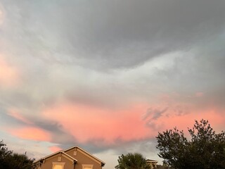 Poster - Beautiful colorful sun set cloud 