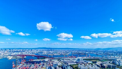 Wall Mural - 大阪風景　都心全景