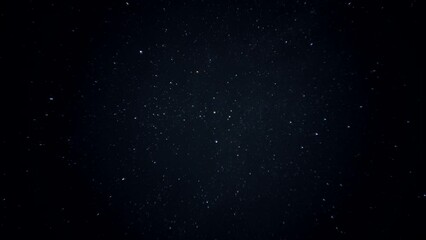 Wall Mural - Beautiful night sky background full of stars during meteor falling. Timelapse, dolly shot. 