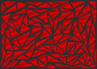 Aufkleber - Abstract background with irregular triangle and stripe pattern