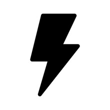 Electricity Icon Vector Symbol Design Illustration