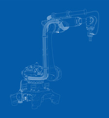 Poster - Industrial robot manipulator.