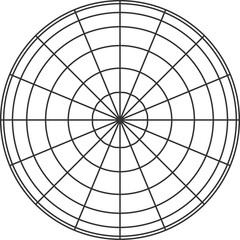 Aufkleber - Ball grid, circular worldwide net sphere wireframe