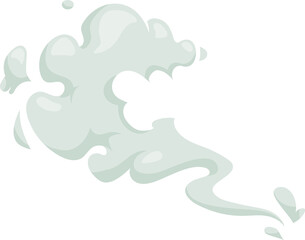 Wall Mural - Steam or vapor, puff of gas air smoke burst cloud