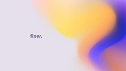 Wall Mural - abstract mesh gradient background with bright warm colors