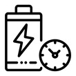 battery charge icon illustration 