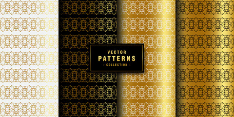 Wall Mural - Set of luxury pattern collection