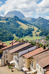 Canvas Print - La Cité médiévale de Gruyères en Suisse