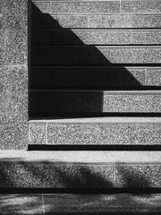 Poster - Stairs step Architecture details shade shadow Abstract background
