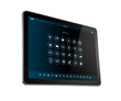 tablet pc with apps icons interface