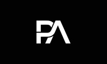  Initial Pa Alphabet Logo Design Template Vector 
