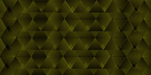 Abstract Yellow Black Triangle Background