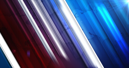 Poster - abstract background colorful basic geometry shape with 3d effect. elegant and modern style vivid bac