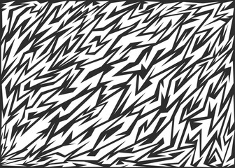Aufkleber - Abstract background with seamless sharp, zigzag and arrow pattern