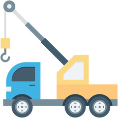 Wall Mural - Tow Truck Vector Icon