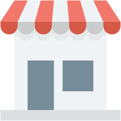 Sticker - Shop Vector Icon