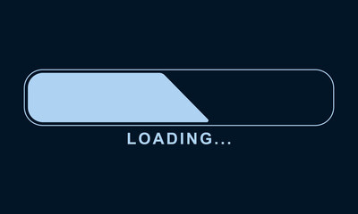 Poster - Loading bar, progress doodle element. Vector illustration. EPS 10.