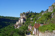 Route sainte descendant vers le village de Rocamadour