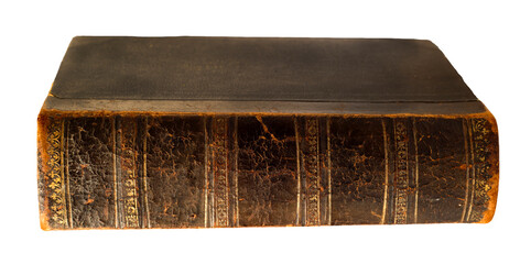 Poster - old damaged book spine 