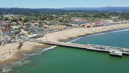 Wall Mural - Santa Crus, CA aerial