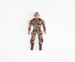 © serikbaib - american soldier toy isolated on white background