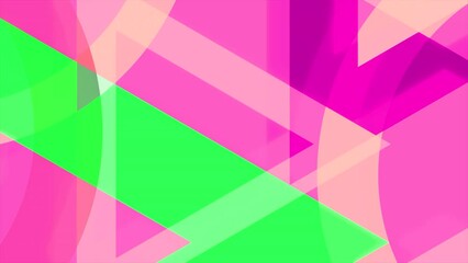 Aufkleber - Moving geometric shapes for insertion. Motion. Triangular shapes move in animated background. Stylish animation for intro or insert