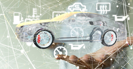 Poster - car 3d