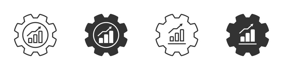 Efficiency icon. Concept of Efficiency. Vector illustration.