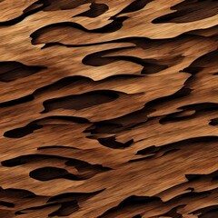 Wall Mural - wooden texture background. Generative AI Technology