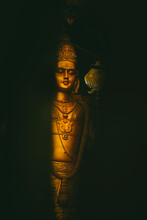 Golden Buddha Sculpture
