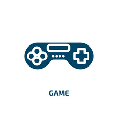 Poster - game icon from arcade collection. Filled game, technology, computer glyph icons isolated on white background. Black vector game sign, symbol for web design and mobile apps