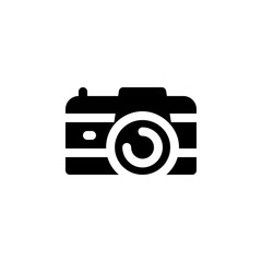 Poster - digital camera vector icon. computer component icon solid style. perfect use for logo, presentation, website, and more. simple modern icon design solid style
