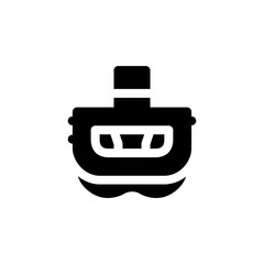 Poster - vr glasses vector icon. computer component icon solid style. perfect use for logo, presentation, website, and more. simple modern icon design solid style