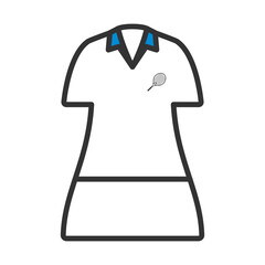 Poster - Tennis Woman Uniform Icon