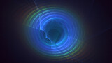 Fototapeta Do przedpokoju - 3D rendering abstract colorful fractal light background