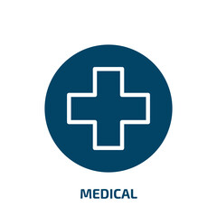 Poster - medical icon from health and medical collection. Filled medical, laboratory, button glyph icons isolated on white background. Black vector medical sign, symbol for web design and mobile apps