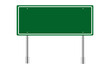 PNG. Blank green traffic road sign  isolated on transparent background. PNG illustration.
