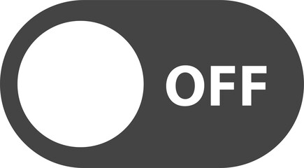 Aufkleber - off switch icon. power symbol for user interface. toggle flat design for apps.