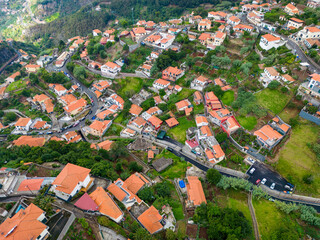 Wall Mural - Funchal Aerial View. Funchal is the Capital and Largest City of Madeira Island in Portugal. Europe. 