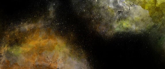 Wall Mural - Nebula galaxy background 