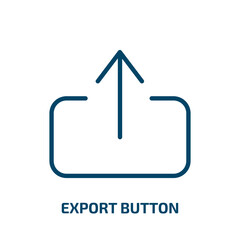 Poster - export button icon from user interface collection. filled export button, export, button glyph icons 