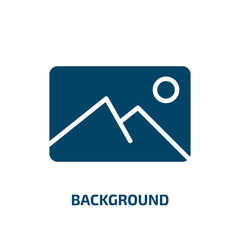 Poster - background icon from geometric figure collection. Filled background, business, button glyph icons isolated on white background. Black vector background sign, symbol for web design and mobile apps