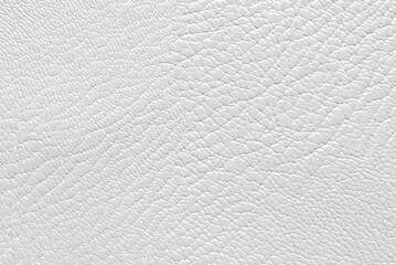 Wall Mural - White leather pattern as texture or background