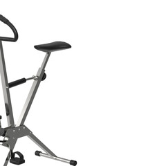 3D rendering illustration of a cyclette bike gym equipment