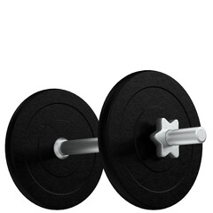 Wall Mural - 3D rendering illustration of a dumbbell gym equipment