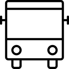 Sticker - Bus Vector Icon 