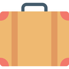 Canvas Print - Suitcase Vector Icon