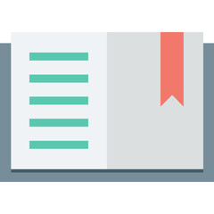 Sticker - Diary Vector Icon