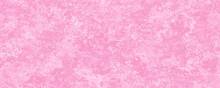 Seamless Light Pastel Pink Plaster Wall Background Texture. Abstract Painted Stucco Or Cement Panoramic Backdrop For A Girl's Birthday Banner, Baby Shower Or Nursery Wallpaper Pattern. 3D Rendering..