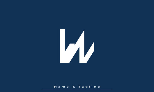 Alphabet letters Initials Monogram logo LN , NL